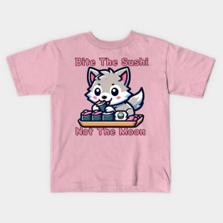 Foxy sushi party Japanese food Kids T-Shirt